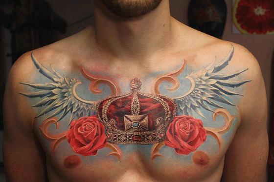 Great Chest Tattoo