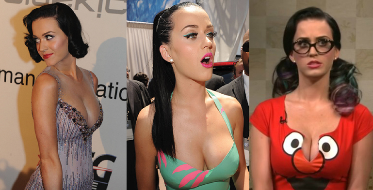 Katy perry prayed for big breasts and it was answered.